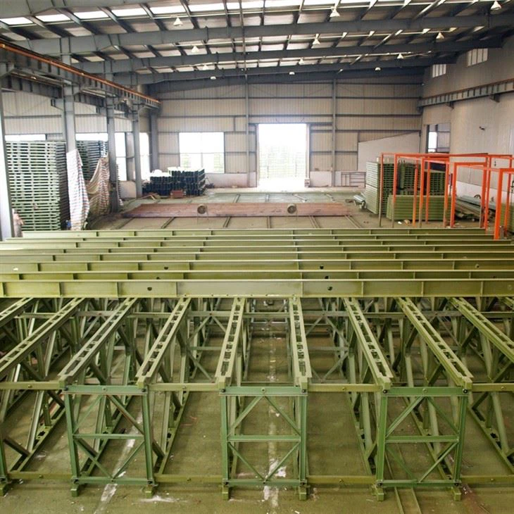 Cina Bangun Cepat Struktur Baja Pracetak Jembatan Bailey Pejalan Kaki Portabel 321 Jembatan Rangka Modular Tembok Besar Bailey